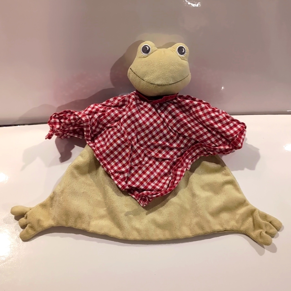 Ikea Green Frog Secueriy Blanket Baby Lovey